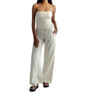 NEW SUMMER AWAY gianna pants in ivory